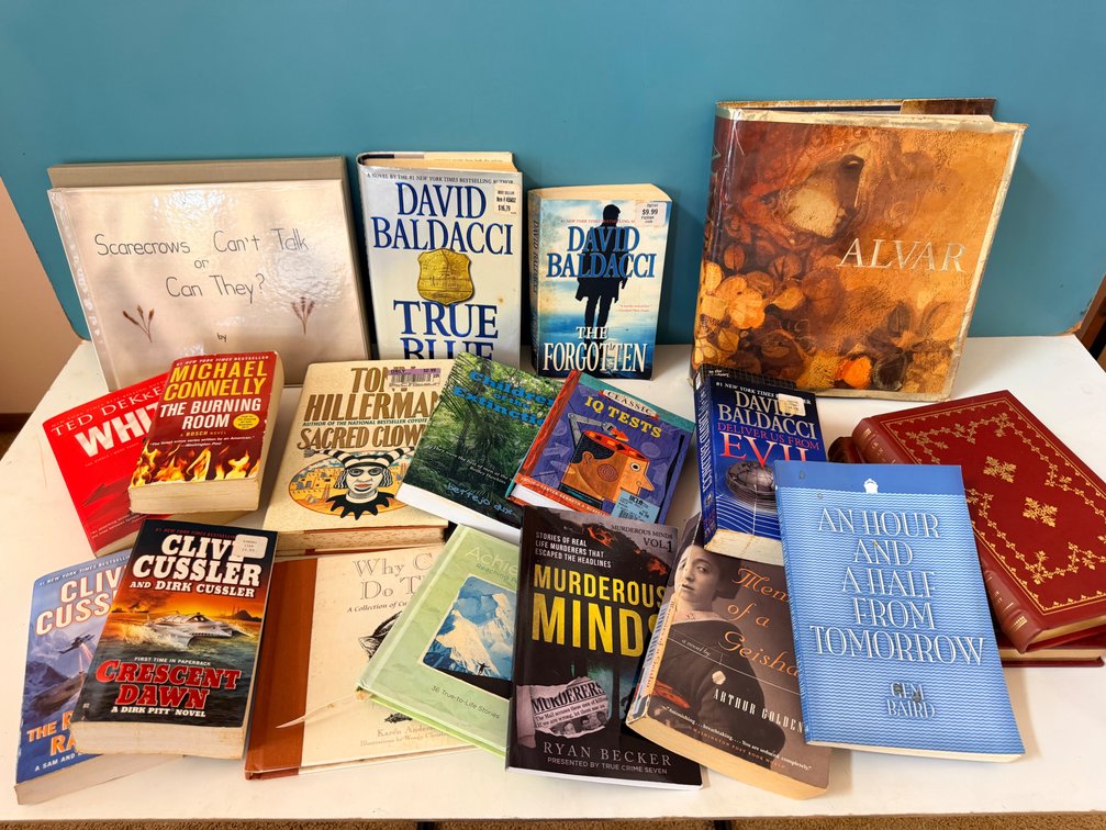 Assorted Fiction, Children's and Reference Book Collection