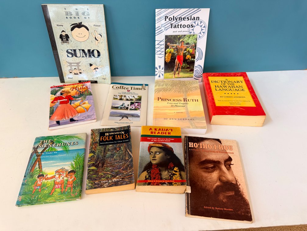 Hawaiian History and Literature Book Collection