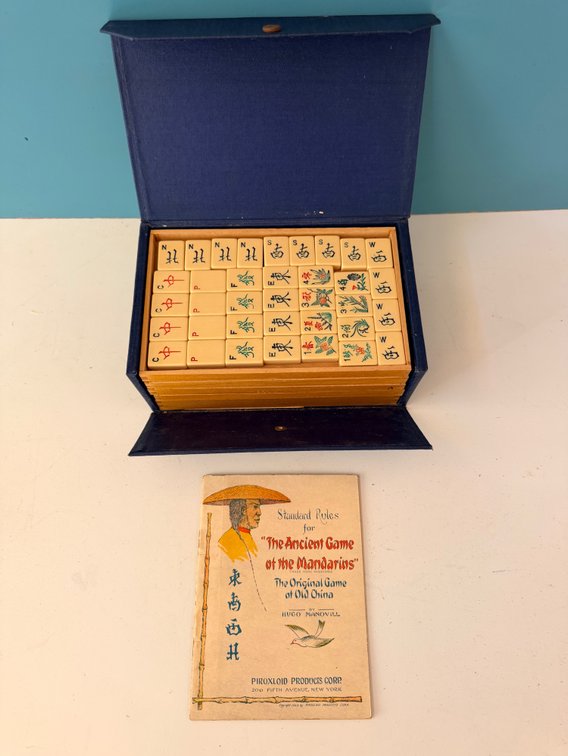 "The Ancient Game of the Mandarins" Mahjong Set