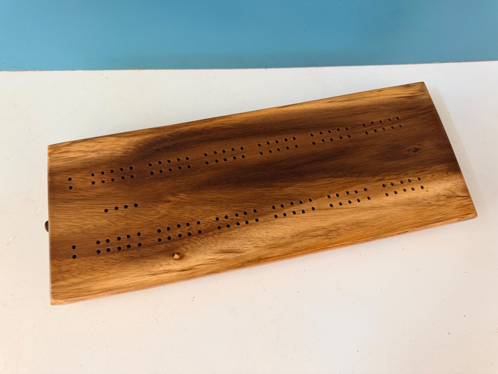 Wooden Cribbage Board