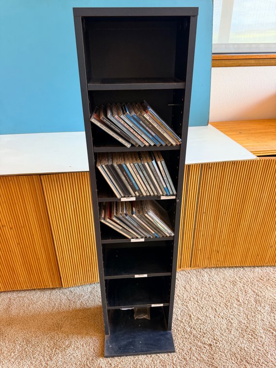 CD Storage Tower with Compact Discs