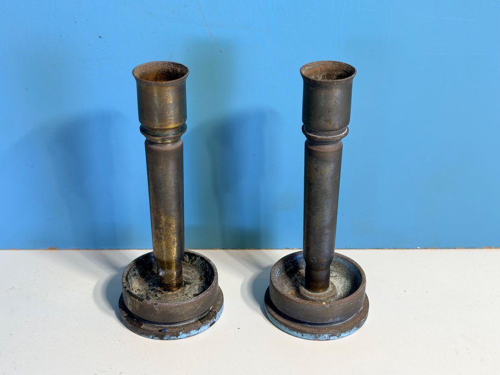 Antique WWII Era Candlestick Holders