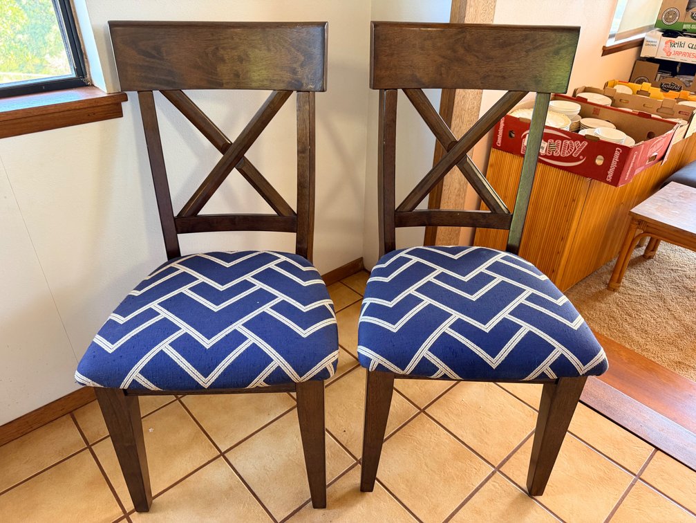 (X's 2) Upholstered Dining Chairs