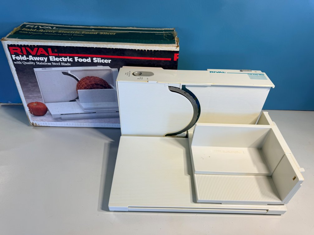 Rival Fold-Away Electric Food Slicer
