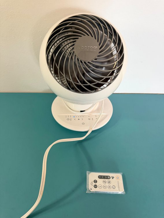 Woozoo Oscillating Air Circulator Fan with Remote