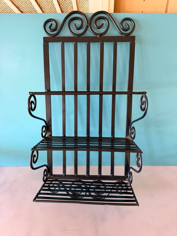 Decorative Metal Wall Shelf
