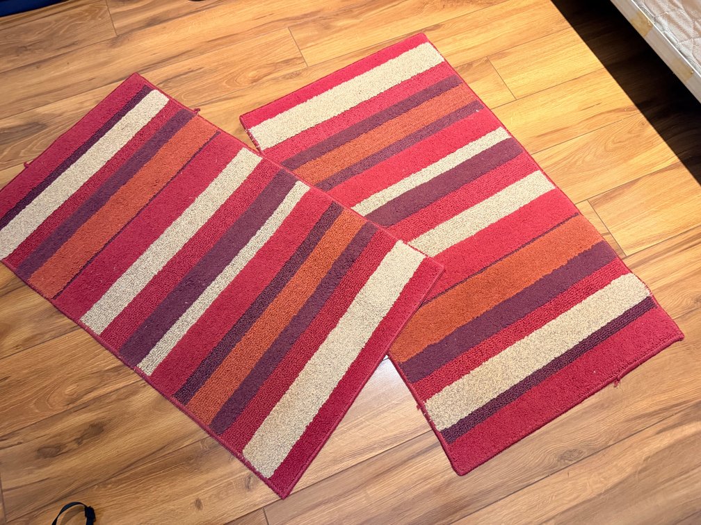 (X's 2) Striped Rugs