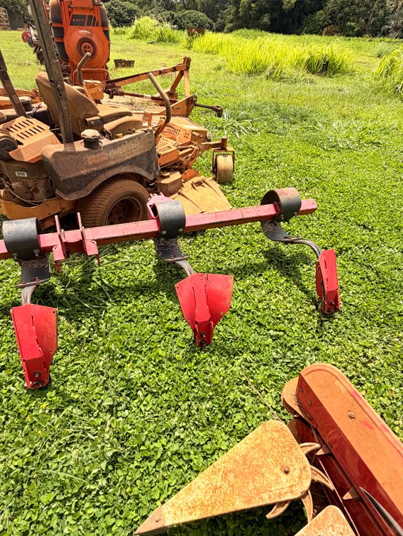 3-Row Adjustable Furrower Attachment