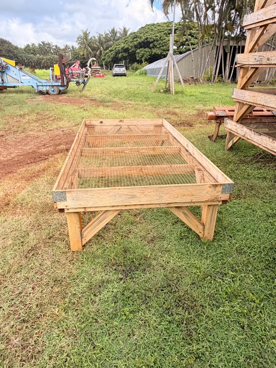 (X's 6) 8 ft x 4.2 ft Produce Drying Tables