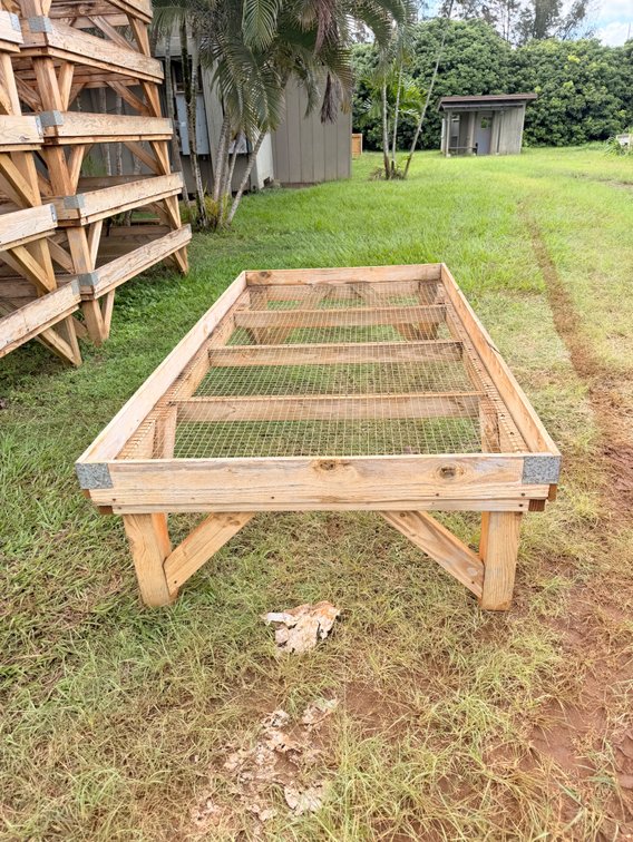 (X's 5) 8 ft x 4.2 ft Produce Drying Tables