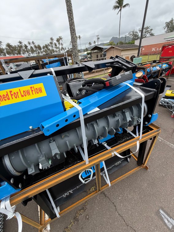 Raytree RMBD50 Hydraulic Drum Mulcher Attachment for Skid Steers