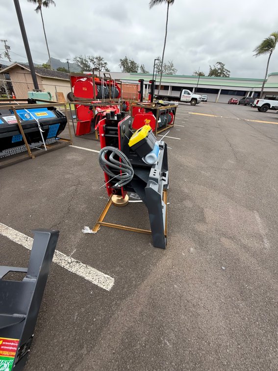 Raytree RMPP680 Hydraulic Post Pounder Attachment for Skid Steers