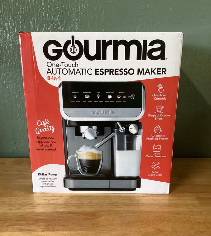 New Gourmia Automatic Espresso Maker