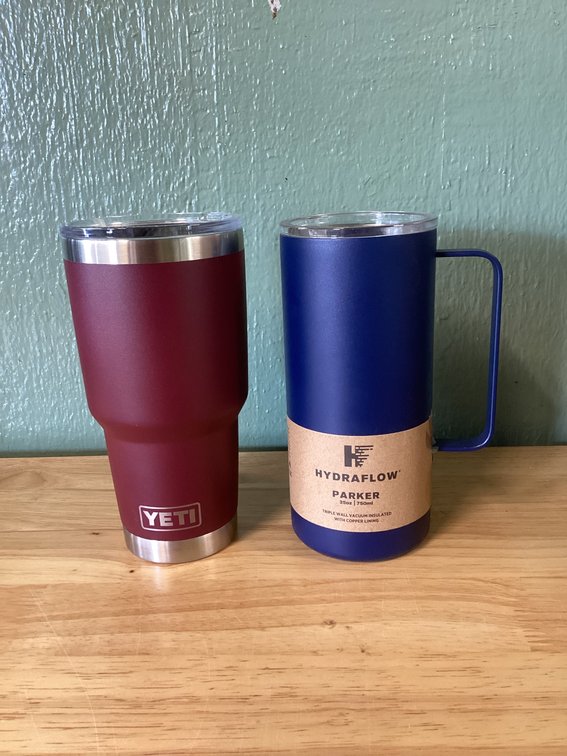 New Yeti and Hydraflow Tumblers