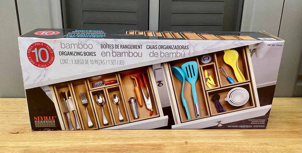 Bamboo Organizing Boxes