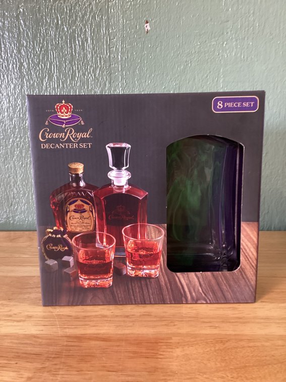 Crown Royal Decanter Set