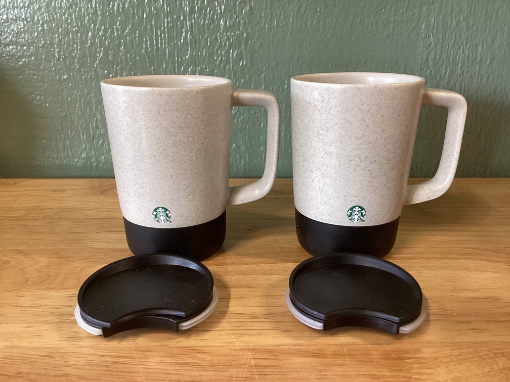 Two Starbucks Mugs