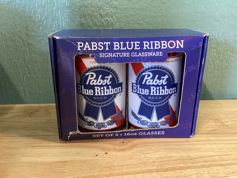 Pabst Blue Ribbon Glassware
