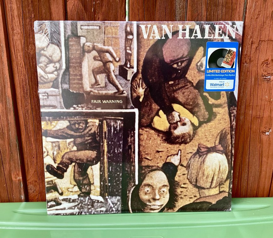Unopened Van Halen Fair Warning LP