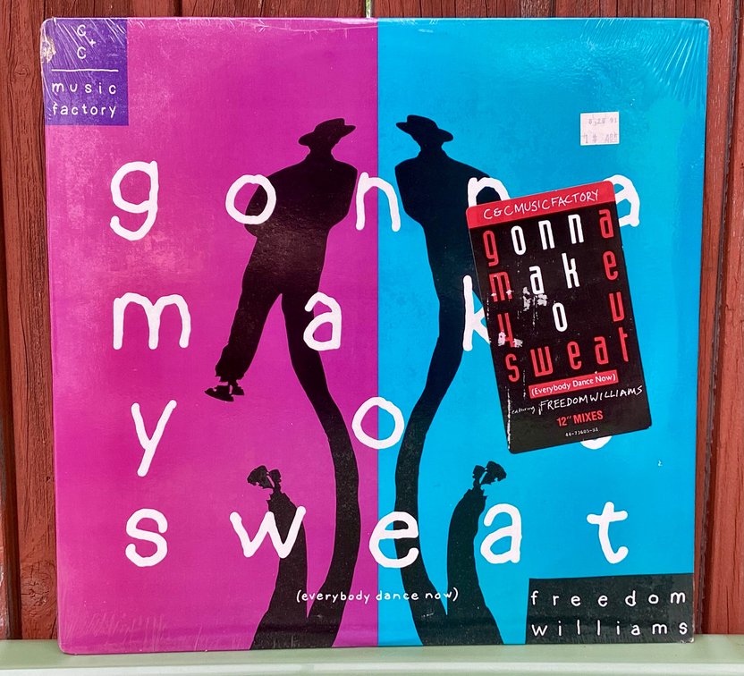 Vintage Sealed CC Music Factory 12” Single Gonna Make You Sweat