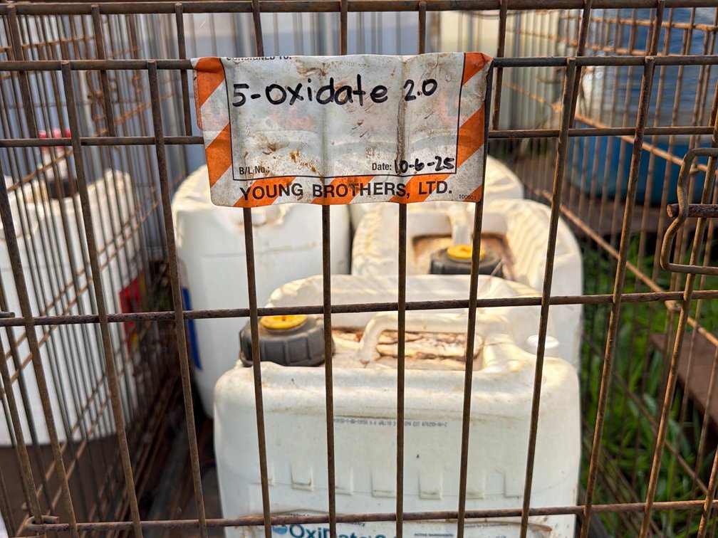 (X's 4) Containers of OxiDate® 2.0 Bactericide/Fungicide