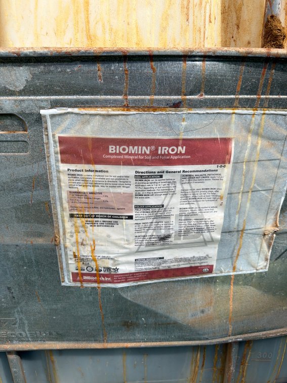 Container of BioMin Iron Complexed Mineral (Partial)