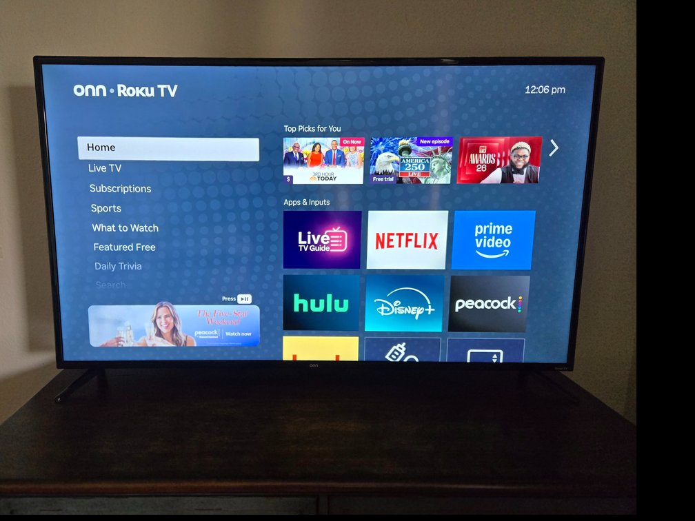 48" Smart TV with Remote