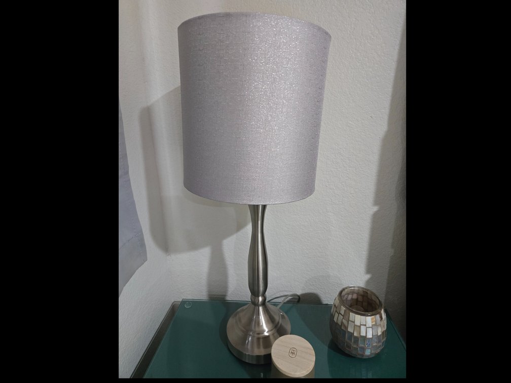 Silver Shimmer Lamp #1