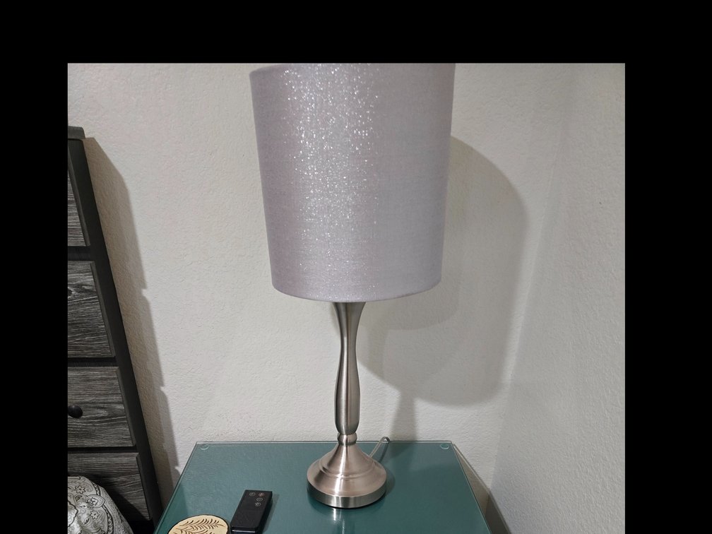 Silver Shimmer Lamp #2