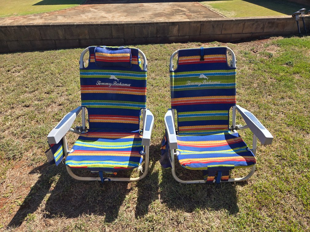 2 Older Tommy Bahama Chairs