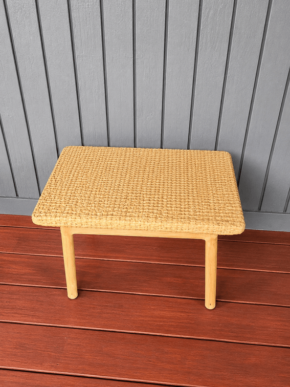 Woven Top Accent Table / Side Table