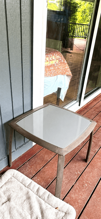 Outdoor Metal Patio Side Table
