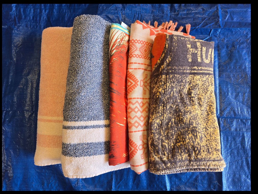 Lot of 5 Beach Towels
