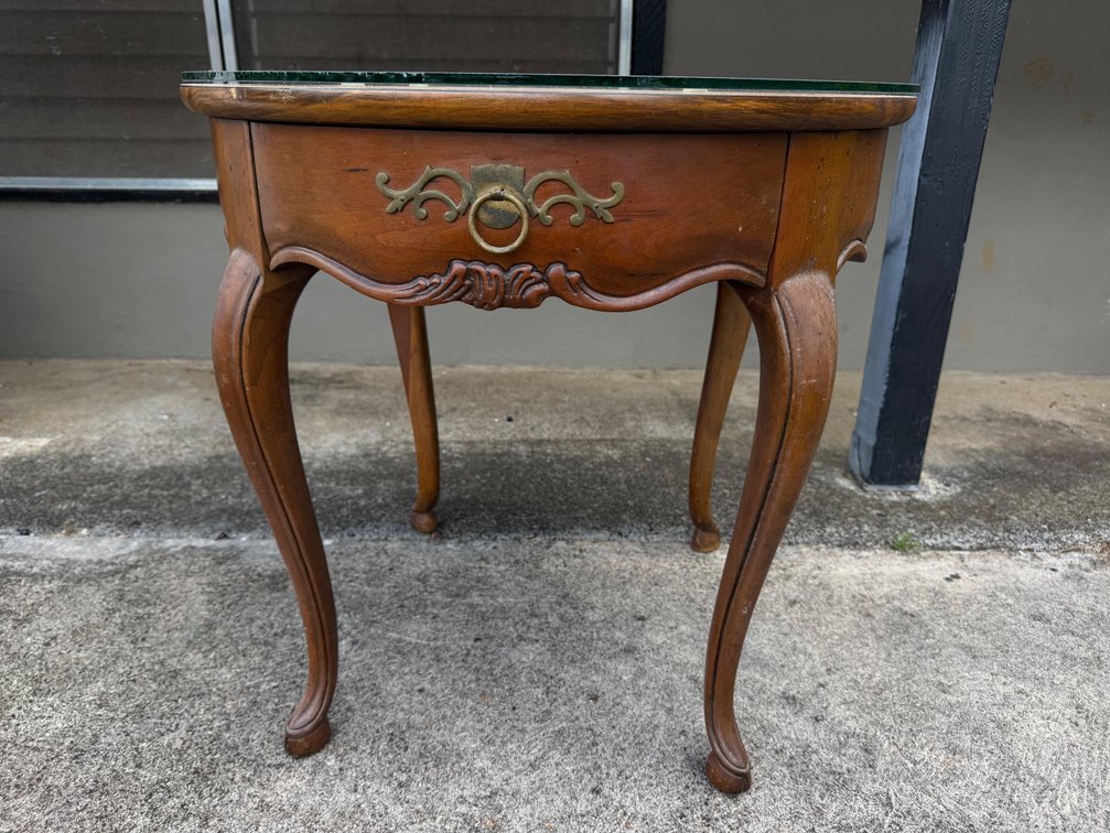 Curved Leg Accent Table by Baker Furniture