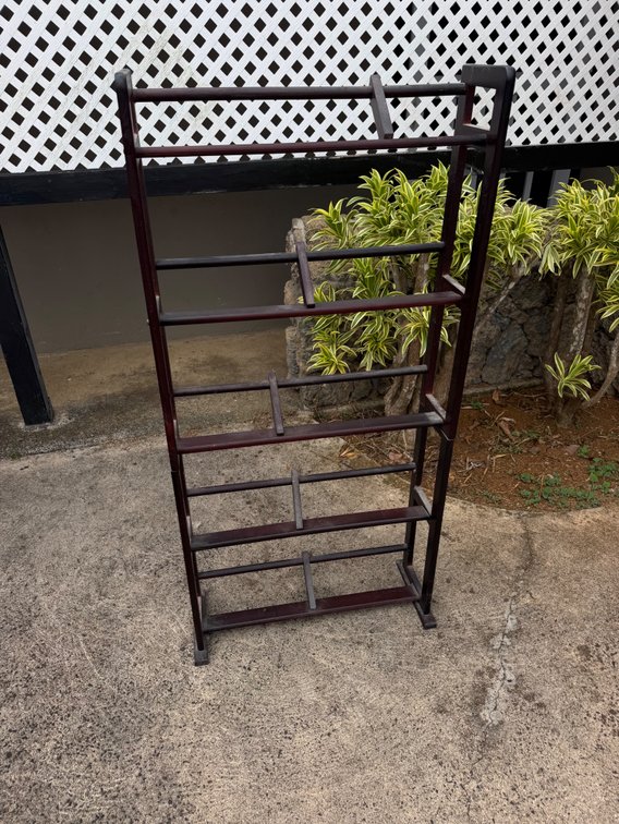 Tall Media Storage Rack