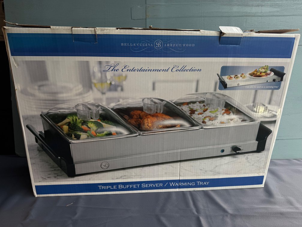 Triple Buffet Server