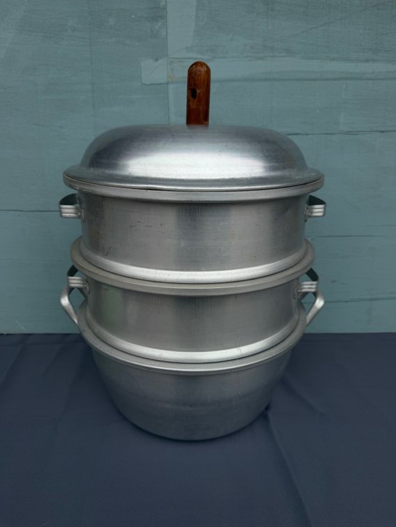 Vintage Aluminum Steamer