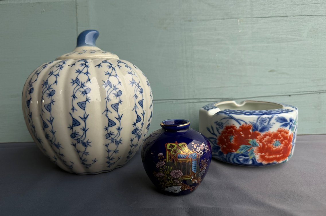 3 Ceramic Decor Pieces