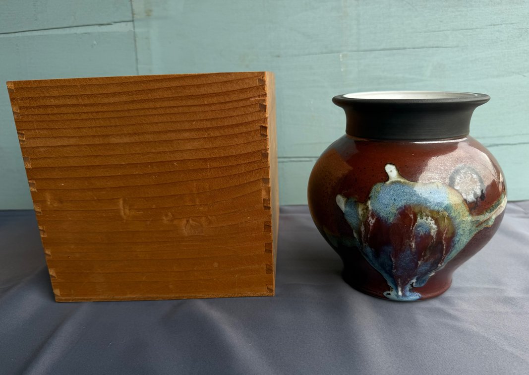 Hand Thrown Pottery Vase
