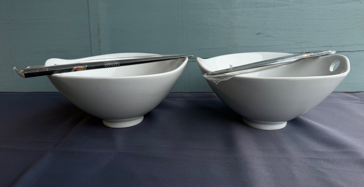 Pier 1 Ceramic Noodle Bowl Sets