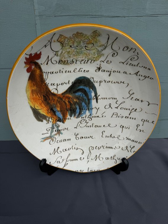 Williams Sonoma Rooster Serving Dish