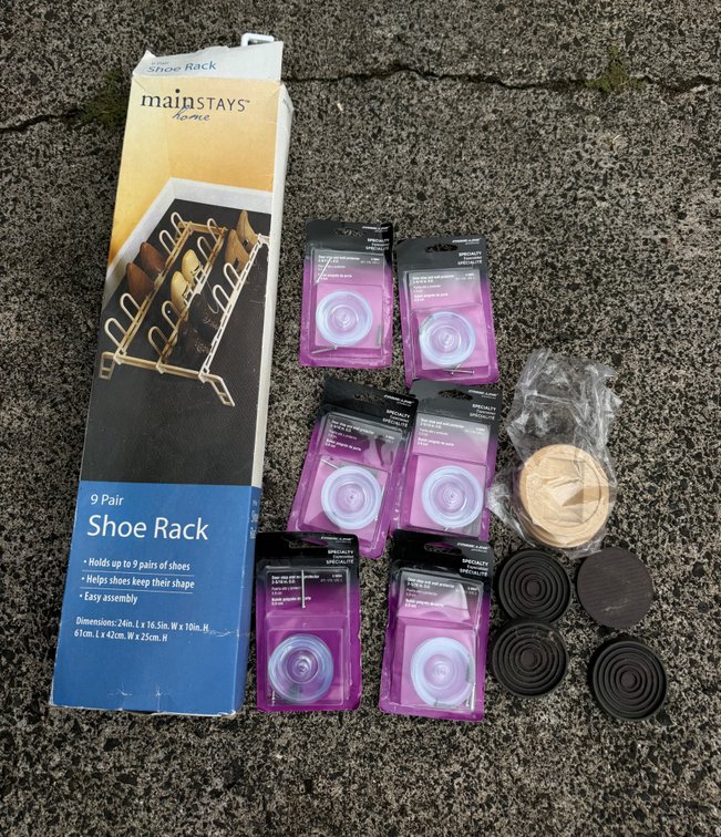 Shoe Rack and Furniture Protectors