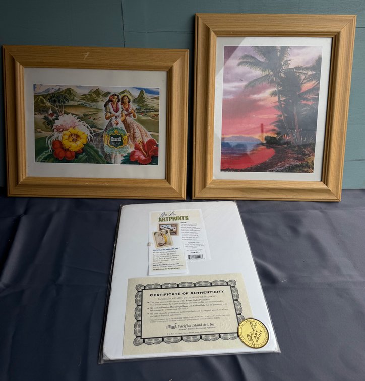 2 Framed Giclee Prints