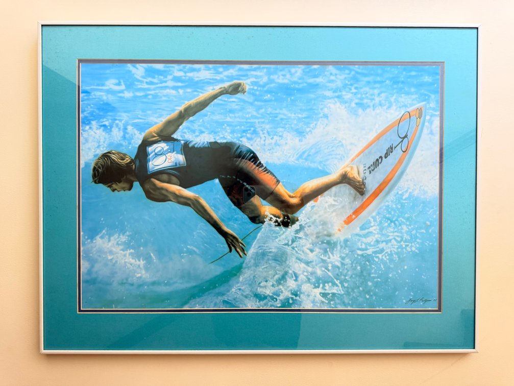 Jorgen Krogvold Framed Surfing Art Print