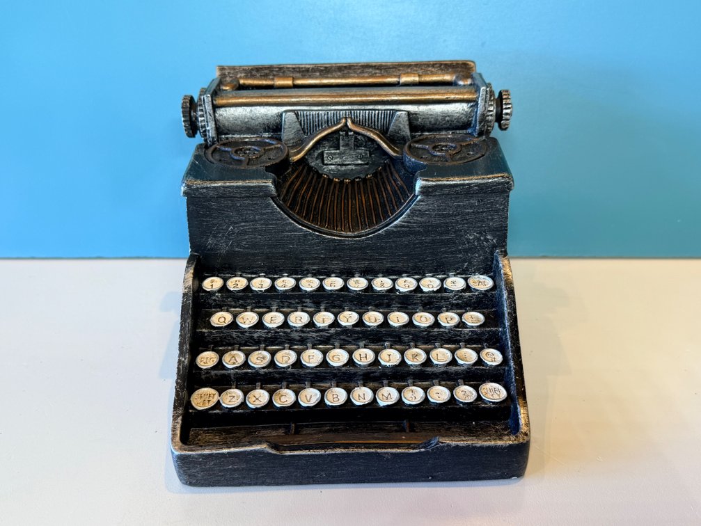 Decorative Typewriter Bookend