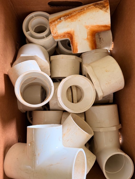 Assorted PVC Plumbing Fittings