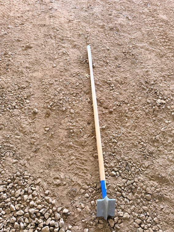 Long-Handle Drain Spade Trenching Shovel