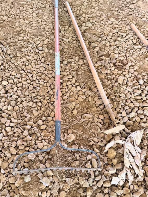 Garden Rake with Hand Cultivator