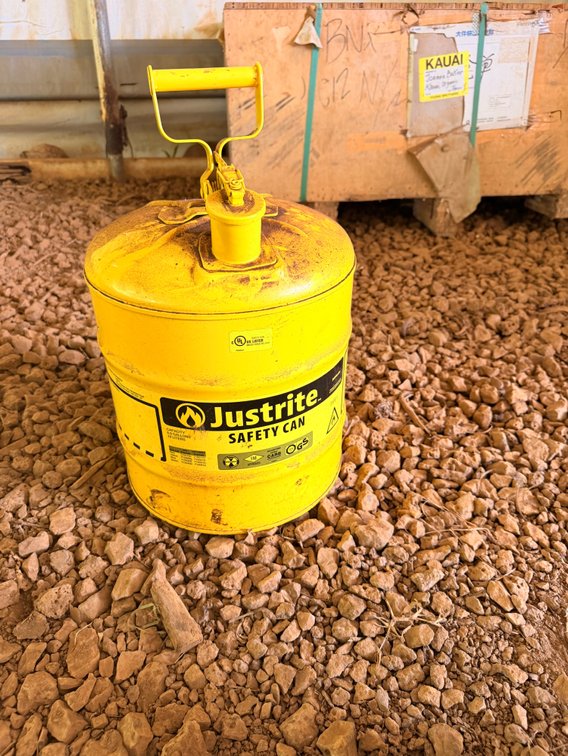 Justrite 5-Gallon Type I Safety Fuel Can