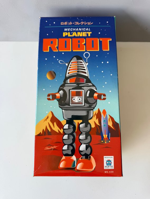 Mechanical Planet Robot MS-430 Collector Robot with Original Box